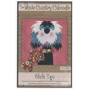 Shih Tzu Precut Fused Appliqué Pack