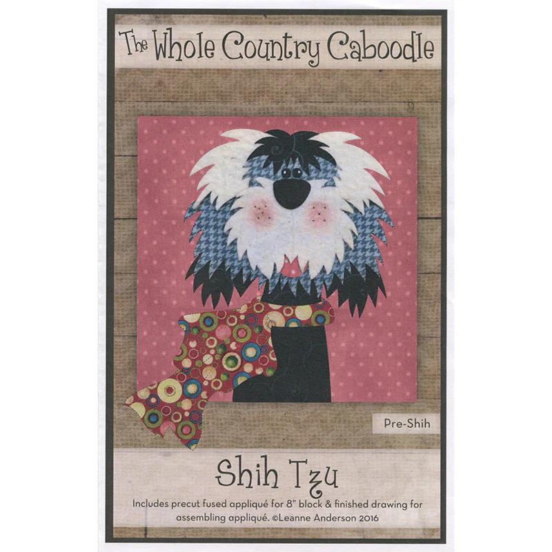 Shih Tzu Precut Fused Appliqué Pack
