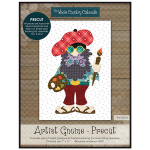 Artist Gnome Precut Fused Applique Pack