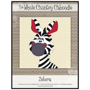Zebra Precut Fused Appliqué Pack