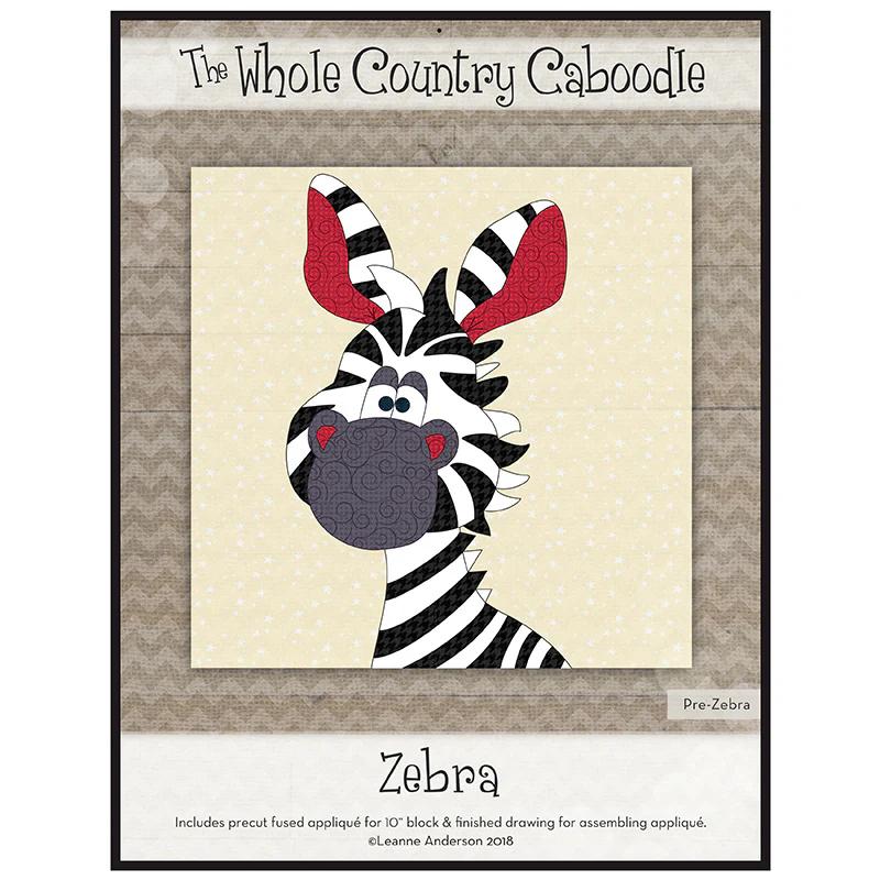 Zebra Precut Fused Appliqué Pack