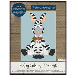 Baby Zebra Precut Fused Appliqué Pack