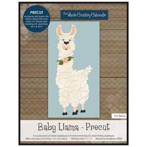 Baby Llama Precut Fused Appliqué Pack