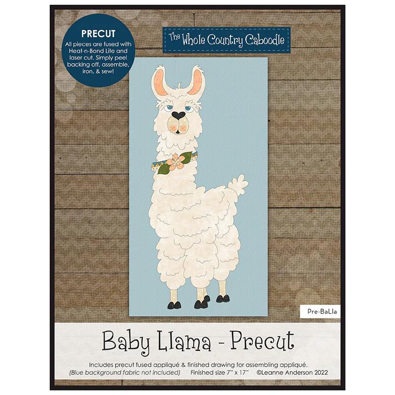 Baby Llama Precut Fused Appliqué Pack