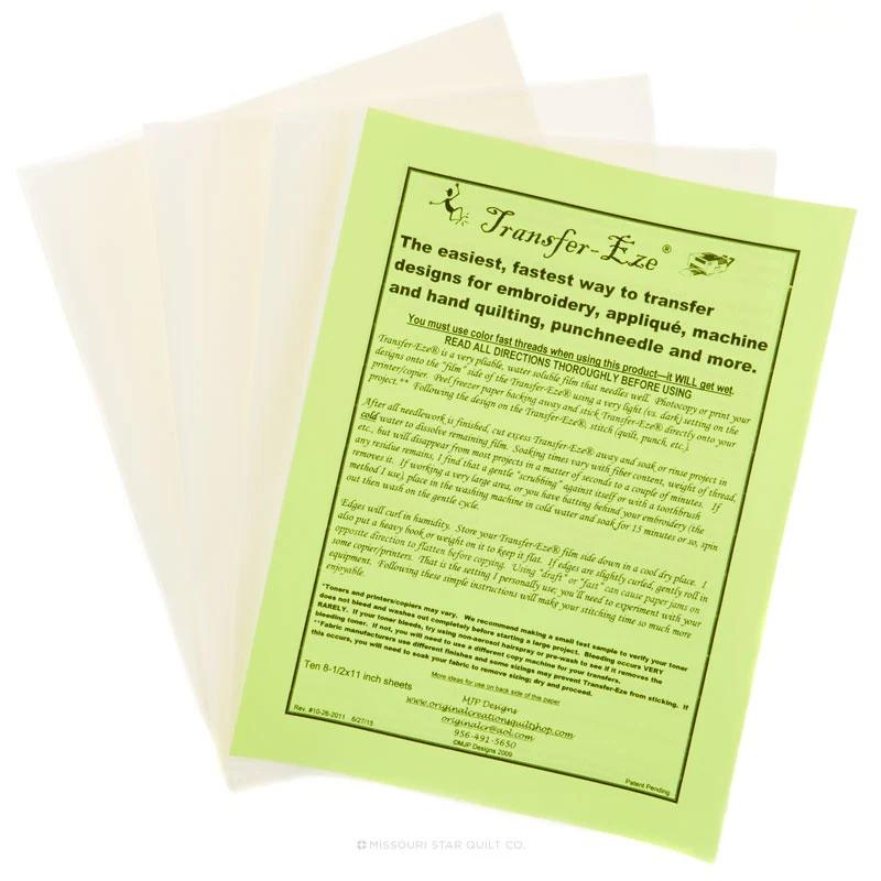 Transfer Eze 8-1/2in x 11in sheets (10ct)