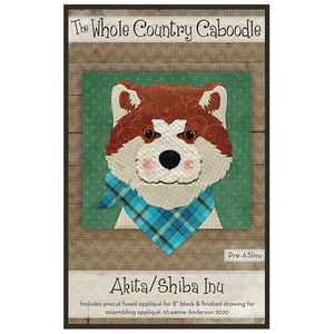 Akita/Shiba Inu Precut Fused Appliqué Pack