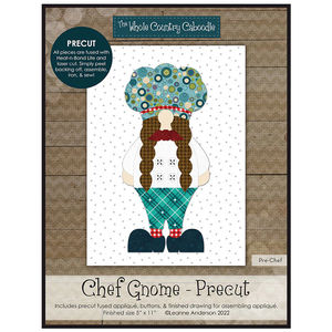 Chef Gnome Precut Fused Applique Pack
