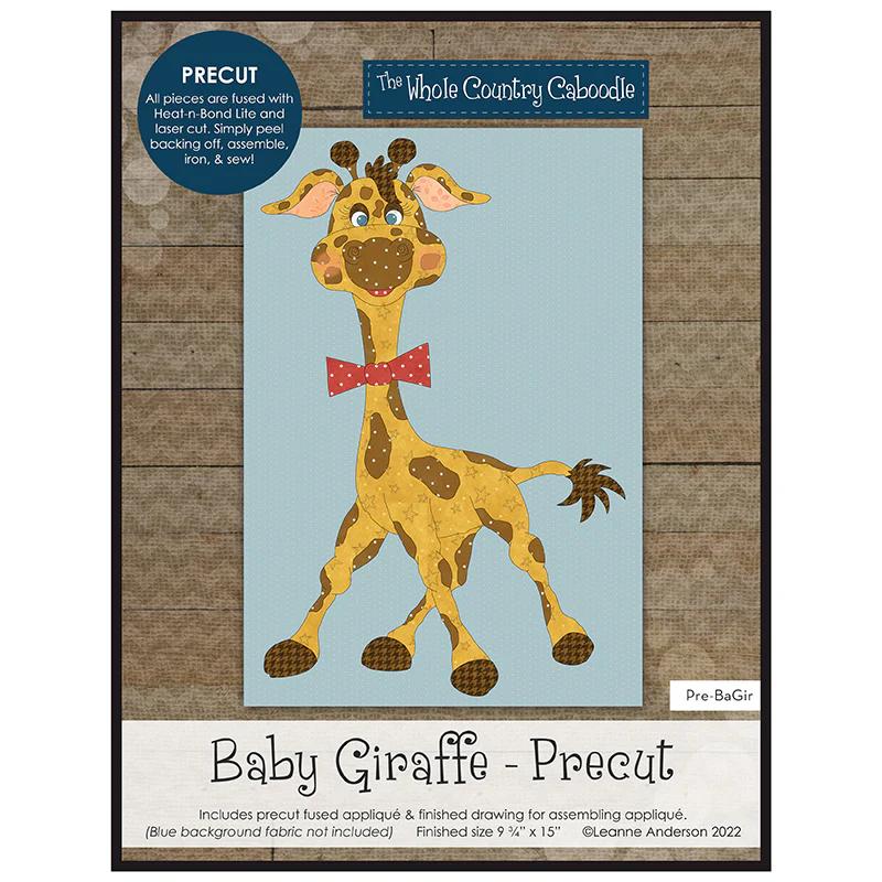 Baby Giraffe Precut Fused Appliqué Pack