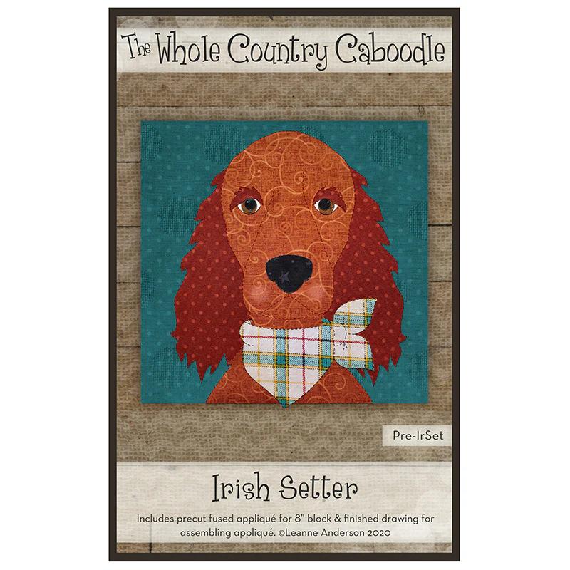 Irish Setter Precut Fused Appliqué Pack