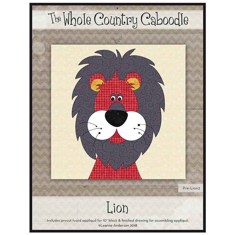 Lion Precut Fused Appliqué Pack