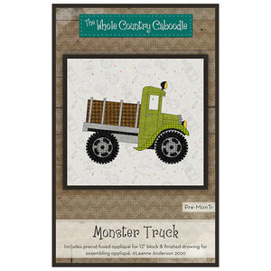 Monster Truck Precut Fused Appliqué Pack