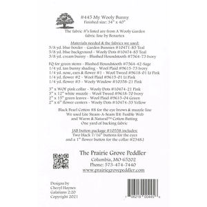 My Wooly Bunny Quilt Pattern