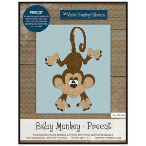 Baby Monkey Precut Fused Appliqué Pack