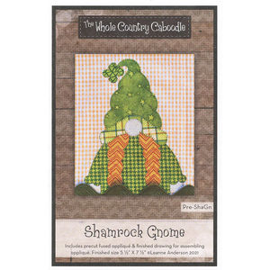 Shamrock Gnome Precut Fused Appliqué Pack