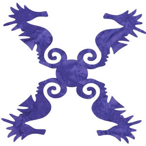 Seahorse Precut Fusible Appliqué Shape