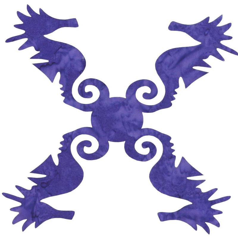 Seahorse Precut Fusible Appliqué Shape