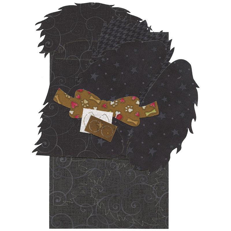 Portuguese Water Dog (Black) Precut Fused Appliqué Pack