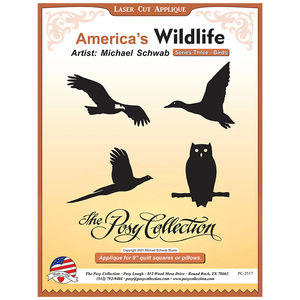 America's Wildlife Fusible Appliqué Shapes - Series 3