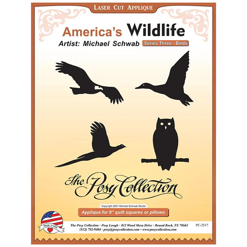 America's Wildlife Fusible Appliqué Shapes - Series 3