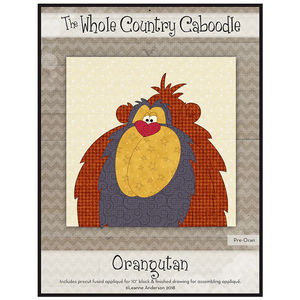 Orangutan Precut Fused Appliqué Pack