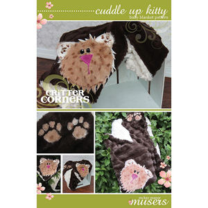 Cuddle Up Kitty Critter Corner Blanket Pattern