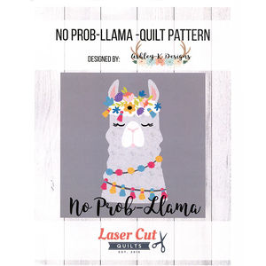 No Prob-Llama Quilt Pattern with Preprinted FlexiFuse
