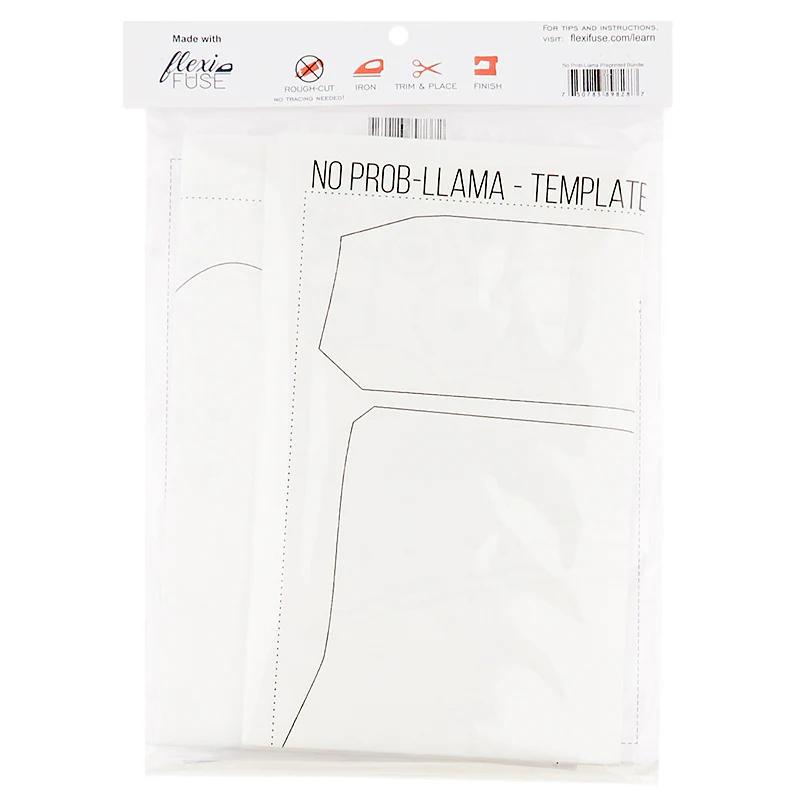 No Prob-Llama Quilt Pattern with Preprinted FlexiFuse