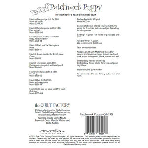 Patchwork Puppy Quilt Pattern