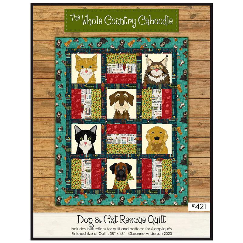 Dog & Cat Rescue Quilt Pattern