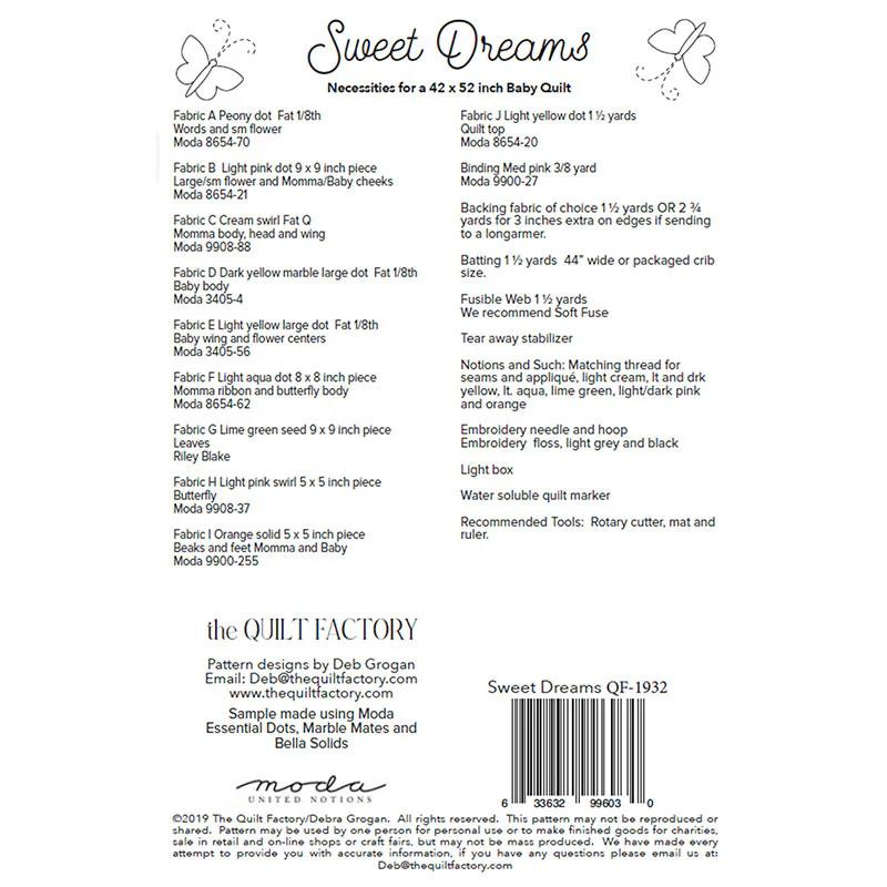Sweet Dreams Quilt Pattern