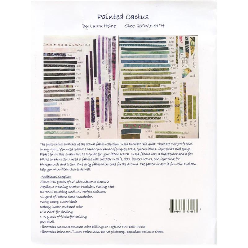 Painted Cactus Collage Quilt Pattern