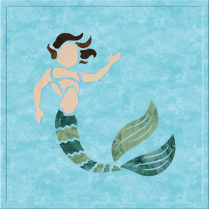 Merman Sewquatic Jr Precut Fused Appliqué Pack
