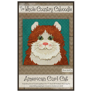 American Curl Cat Precut Fused Appliqué Pack