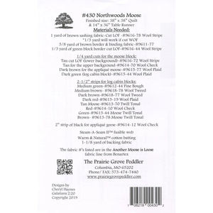 Northwoods Moose Pattern