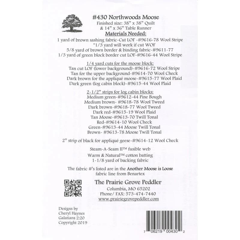 Northwoods Moose Pattern