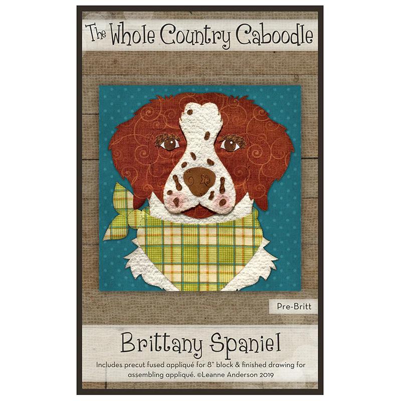 Brittany Spaniel Precut Fused Appliqué Pack