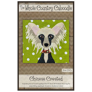 Chinese Crested Precut Fused Appliqué Pack