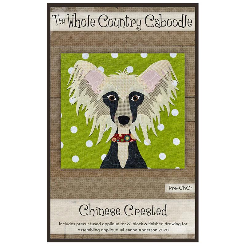 Chinese Crested Precut Fused Appliqué Pack