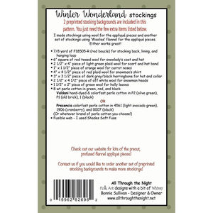 Winter Wonderland Stockings Pattern