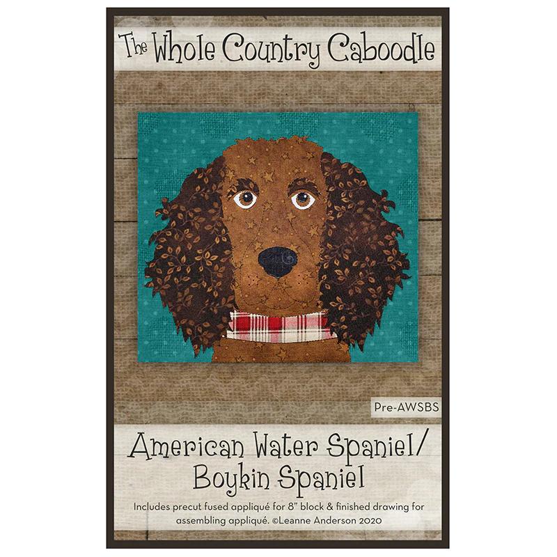 American Water Spaniel/Boykin Spaniel Precut Fused Appliqué Pack