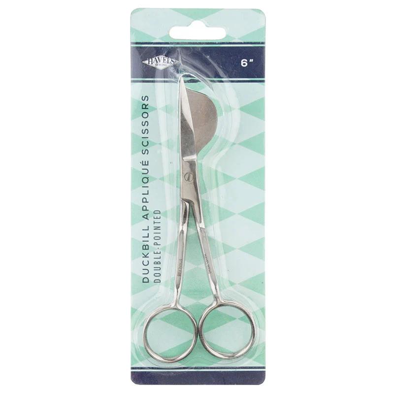 Pointed Duckbill Double Curved Appliqué Scissors