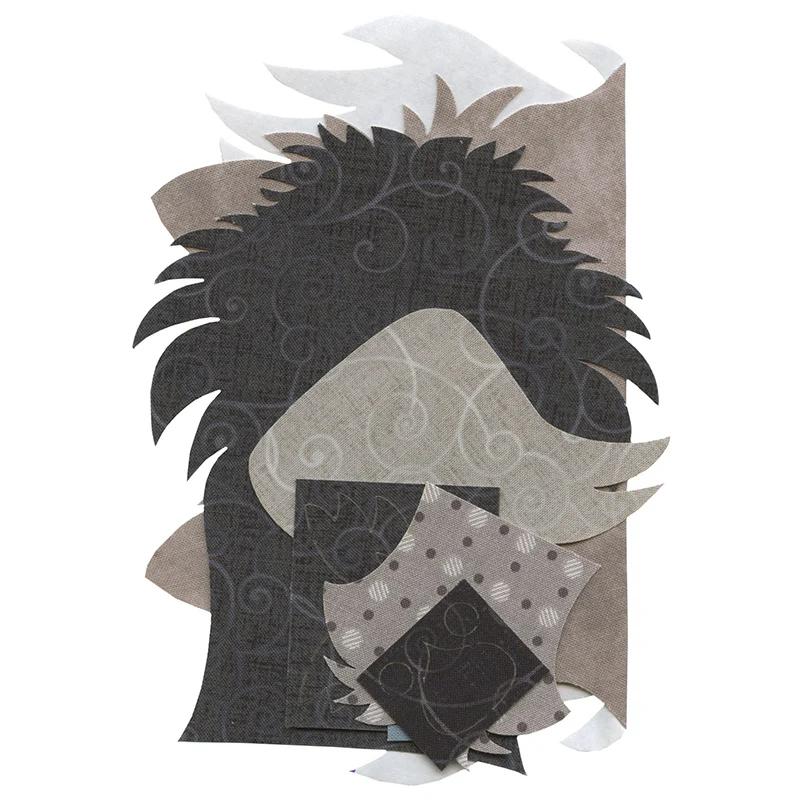 Collie/Sheltie Blue Merle Precut Fused Appliqué Pack