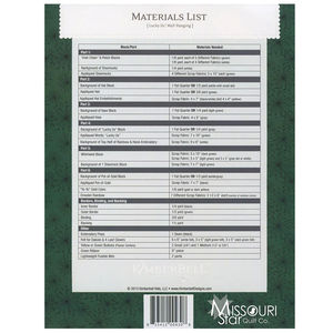 Lucky Us! Wall Hanging Pattern