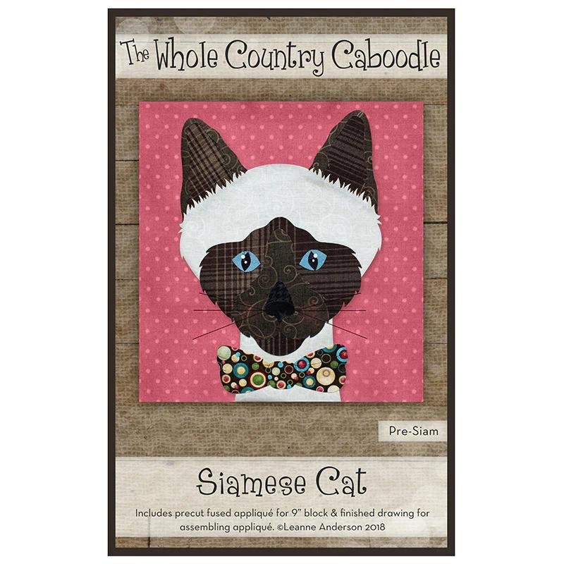 Siamese Cat Precut Fused Appliqué Pack