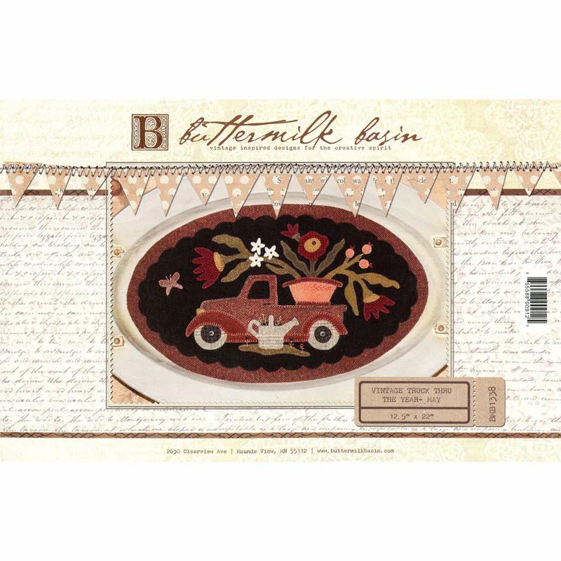 Vintage Truck Through the Year Pattern - May