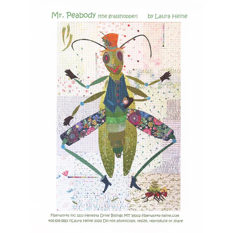 Mr. Peabody (The Grasshopper) Collage Pattern
