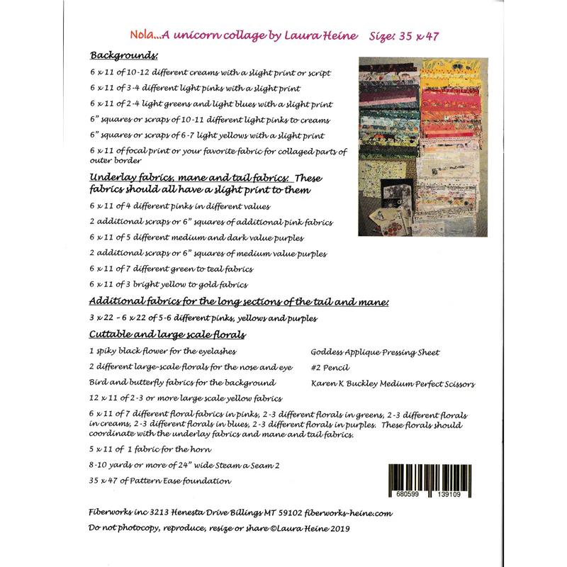 Nola...A Unicorn Collage Pattern