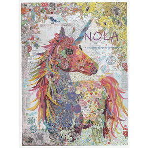 Nola...A Unicorn Collage Pattern