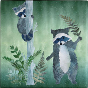 Woodland Hollow - Raccoon Pattern