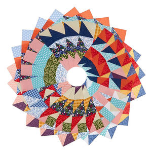 Missouri Star Iron-on Patchwork Quilt Blocks - 5" x 5" Cottagecore 20pk